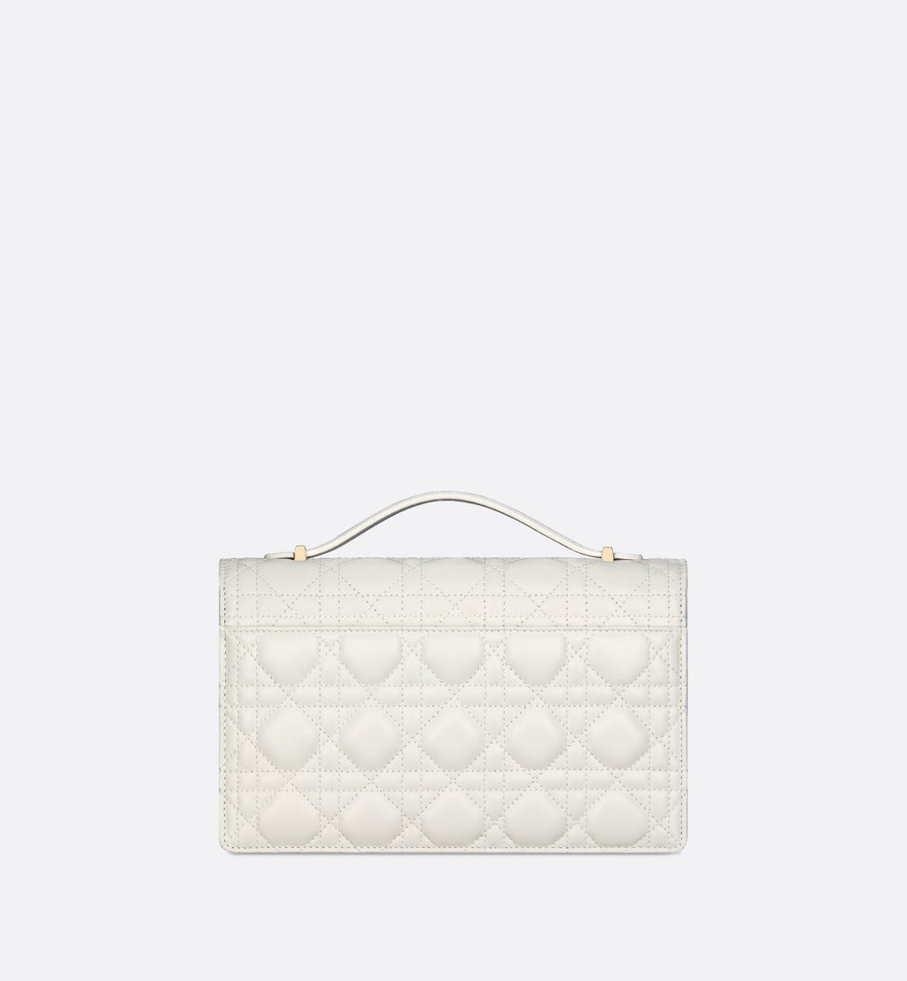 My Dior Top Handle Bag Latte Cannage Lambskin