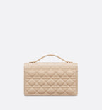 My Dior Top Handle Bag Powder Beige Cannage Lambskin