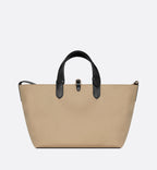 Medium Dior Toujours Bag Beige And Black Miss Dior Graffiti Printed Water-Repellent Fabric