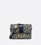 30 Montaigne Bag Blue Dior Oblique Jacquard
