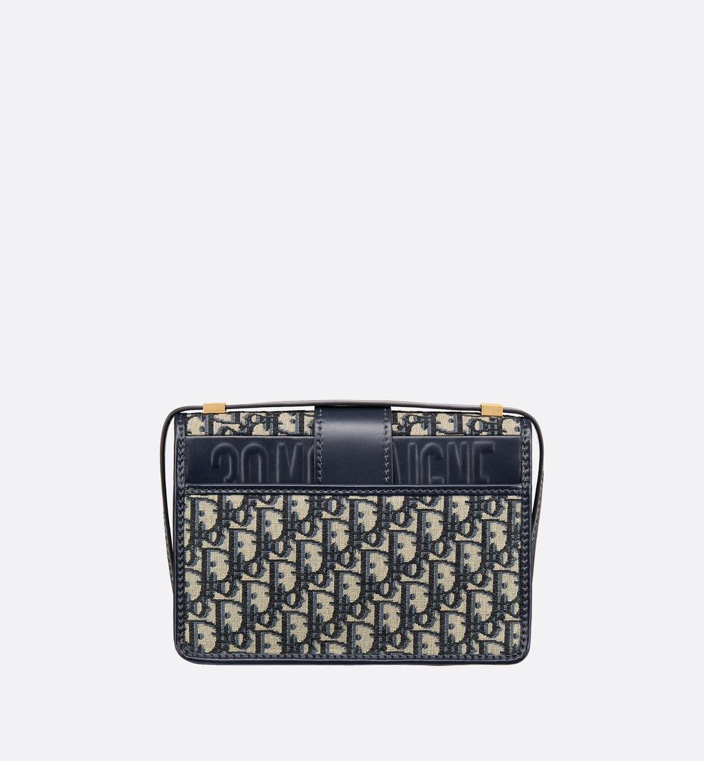 30 Montaigne Bag Blue Dior Oblique Jacquard