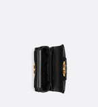 Mini Dior Jolie Top Handle Bag Black Cannage Calfskin
