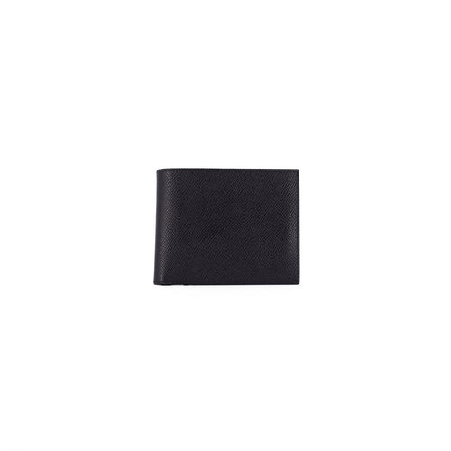 Hermes Portefeuille Citizen Twill Compact Wallet Black - D Stamp