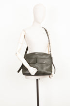 BOTTEGA VENETA Intrecciato Messenger Bag Green