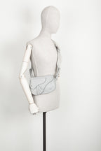 CHRISTIAN DIOR Saddle Messenger Pouch Grey