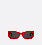 Missdior S1I Red Rectangular Sunglasses