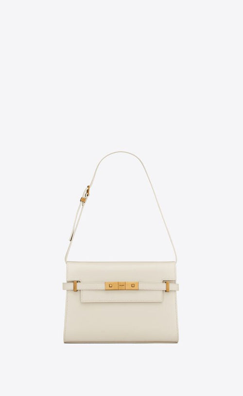 Manhattan Small Shoulder Bag In Box Saint Laurent Leather