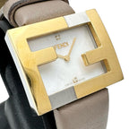 Fendi Mania Quartz Watch Stainless Steel/Leather