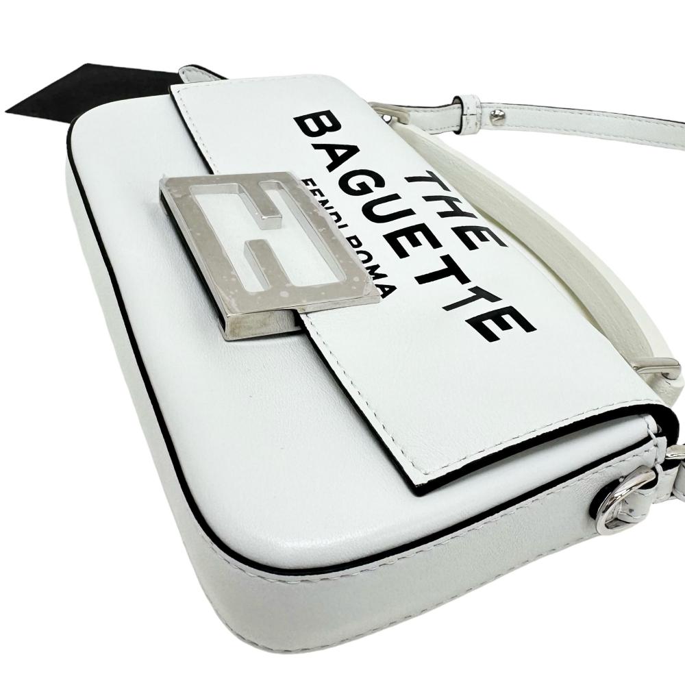 Fendi Leather Phone Baguette Shoulder Bag