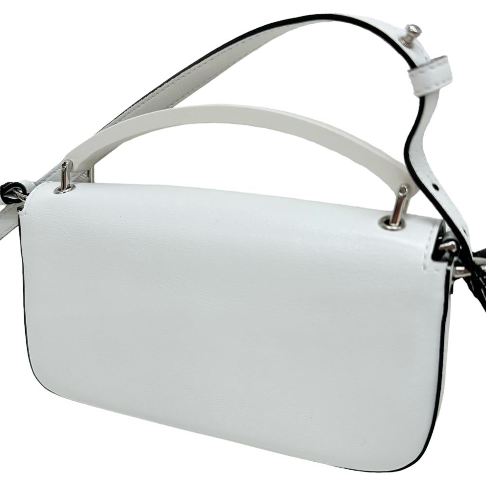 Fendi Leather Phone Baguette Shoulder Bag