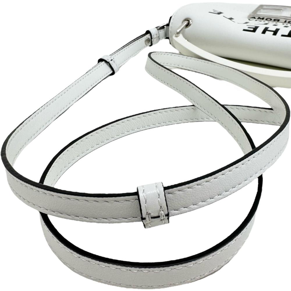 Fendi Leather Phone Baguette Shoulder Bag