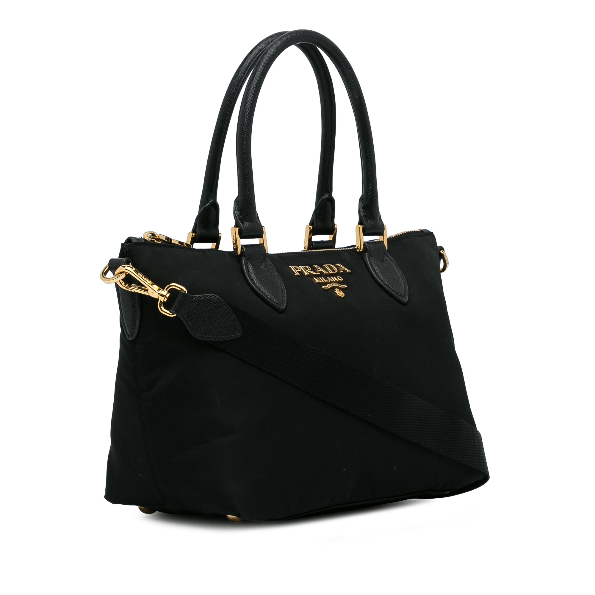 PRADA - Tessuto Satchel Crossbody Bag