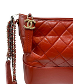 CHANEL - Gabrielle Hobo Chevron Aged Calfskin