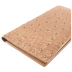 BOTTEGA VENETA Intrecciato Ostrich Leather Long Wallet