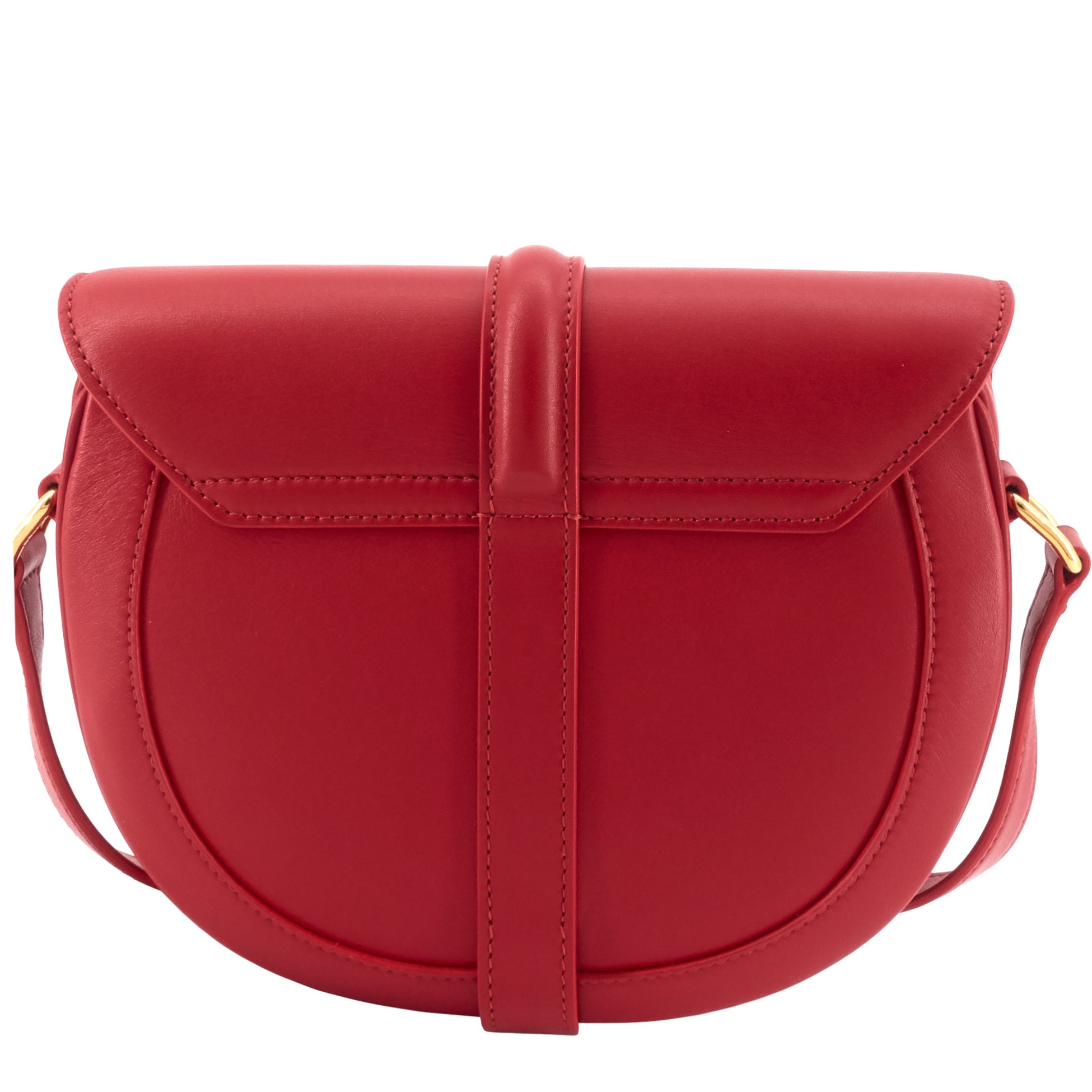 CELINE Besace 16 Small Satinated Leather Bag