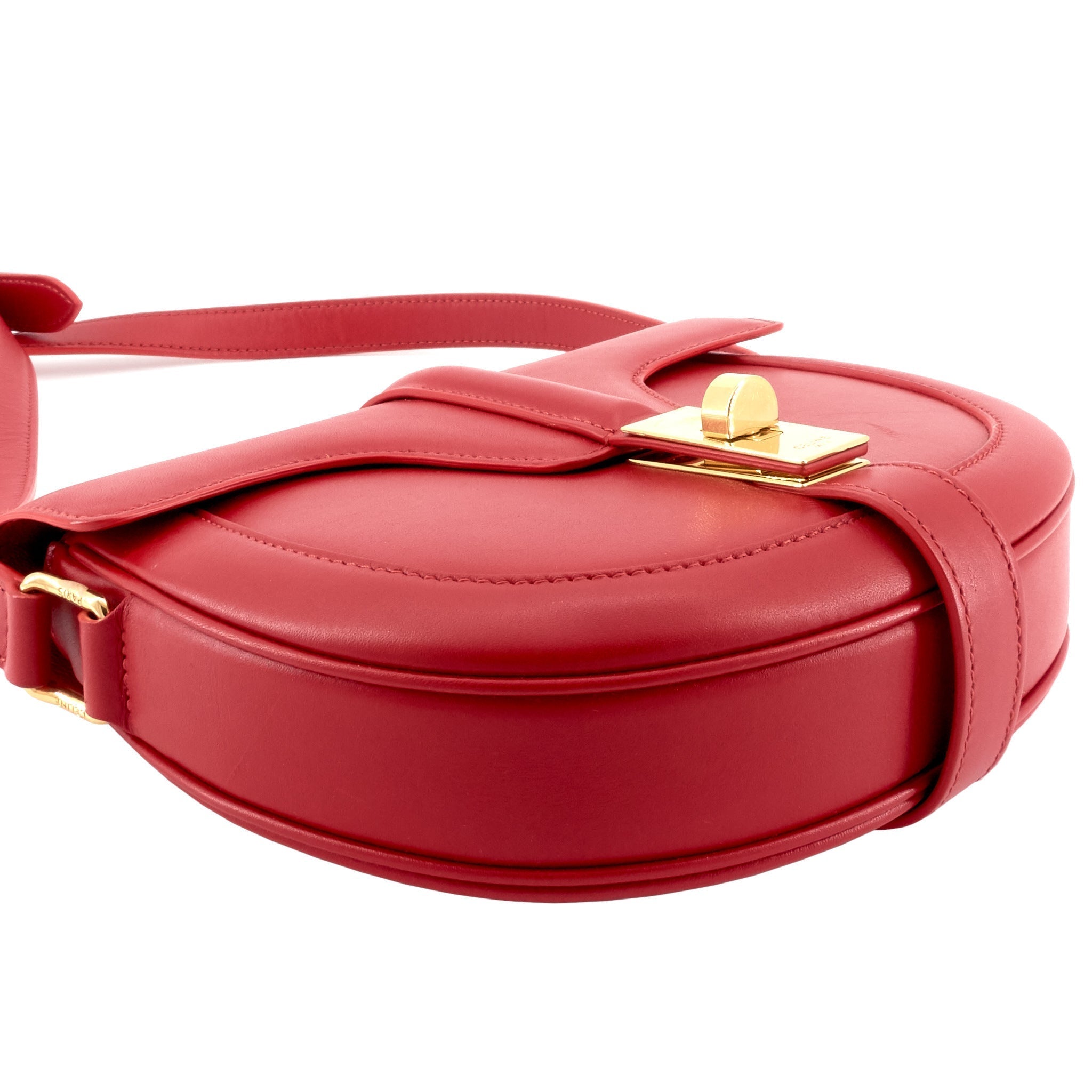 CELINE Besace 16 Small Satinated Leather Bag