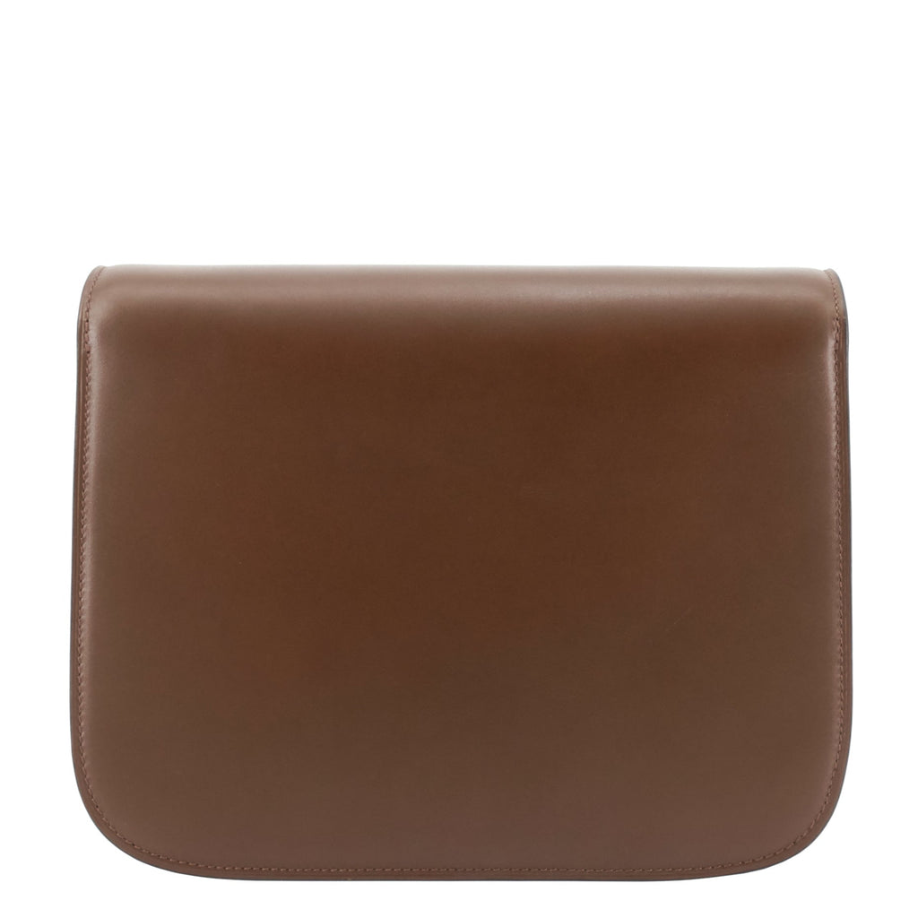 CELINE Classic Box Flap Medium Calfskin Leather Bag