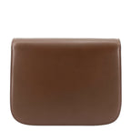 CELINE Classic Box Flap Medium Calfskin Leather Bag