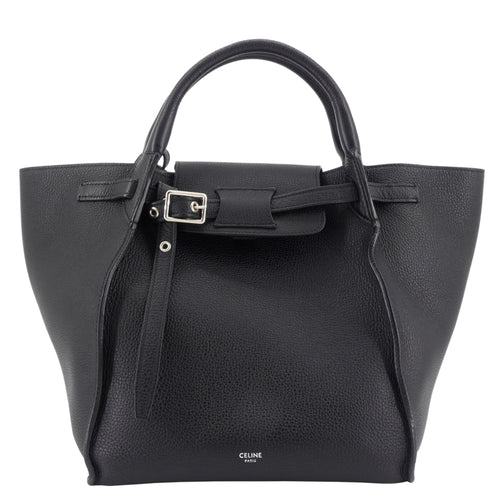CELINE Big Bag Small Pebbled Calfskin Leather Bag