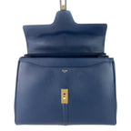 CELINE 16 Medium Top Handle Satinated Calfskin Bag
