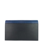 CELINE Pocket Evening Leather and Shagreen Flap on Chain Bag