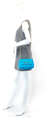 Fendista Lambskin Leather Pochette Crossbody Bag