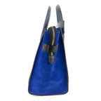 CELINE Luggage Mini Tricolour Leather and Suede Bag