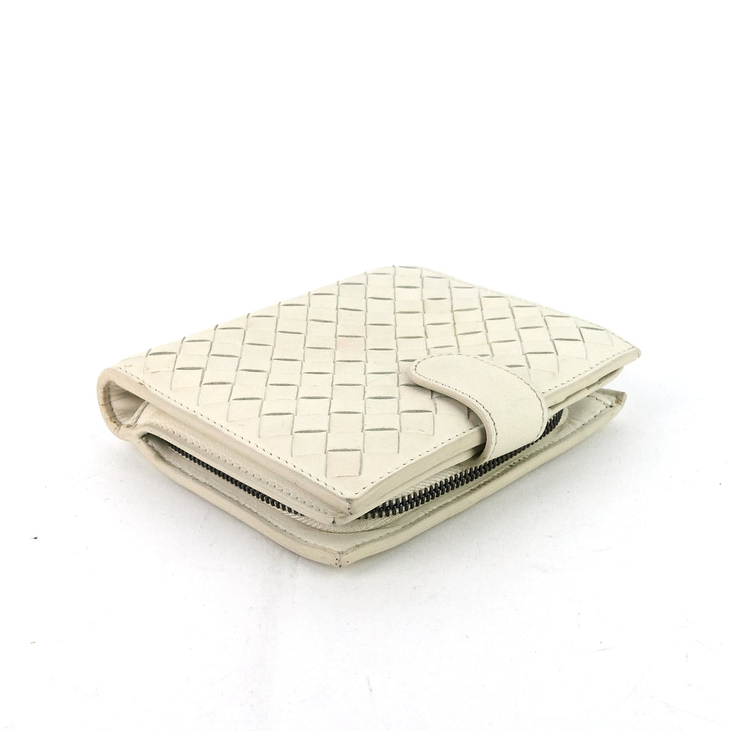 BOTTEGA VENETA Intrecciato Nappa Leather French Flap Wallet