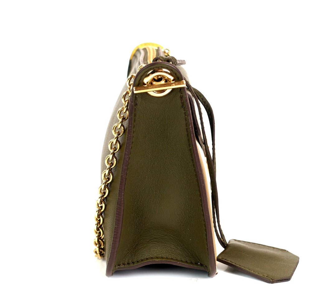 CELINE Clutch on Chain Calfskin Bag