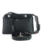 Fendi By The Way Calf Leather Mini Crystal Heart Bag
