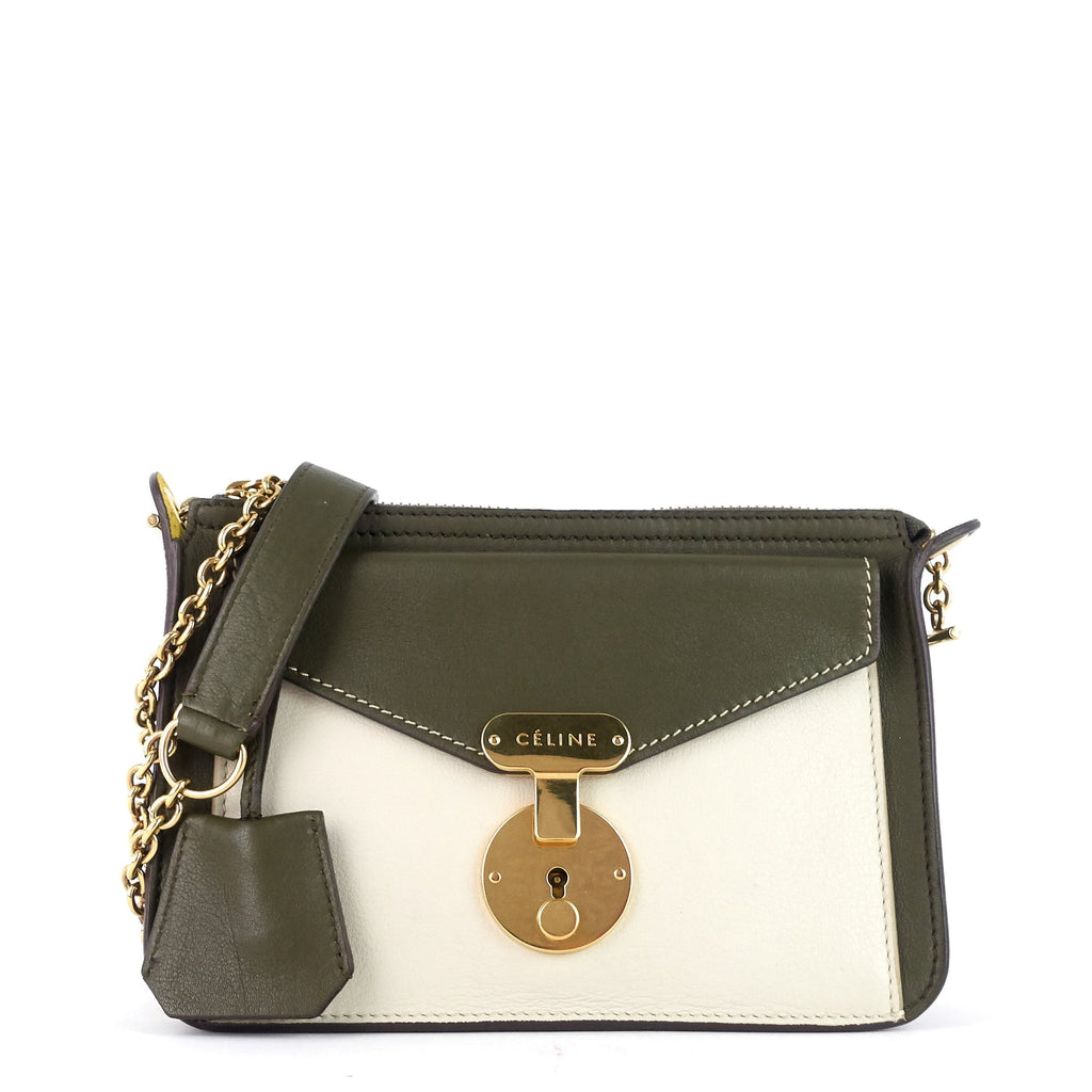 CELINE Clutch on Chain Calfskin Bag