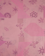 *FIRE PRICE* Christian Dior Pink and Purple Silk Scarf with Geometric Jewel Floral Detailing