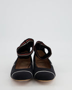 Fendi Black and Pink Ballet Flats with Sock Size EU 38.5