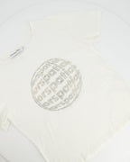 Christian Dior White Diorspatial Printed T-Shirt Size M (UK 10)