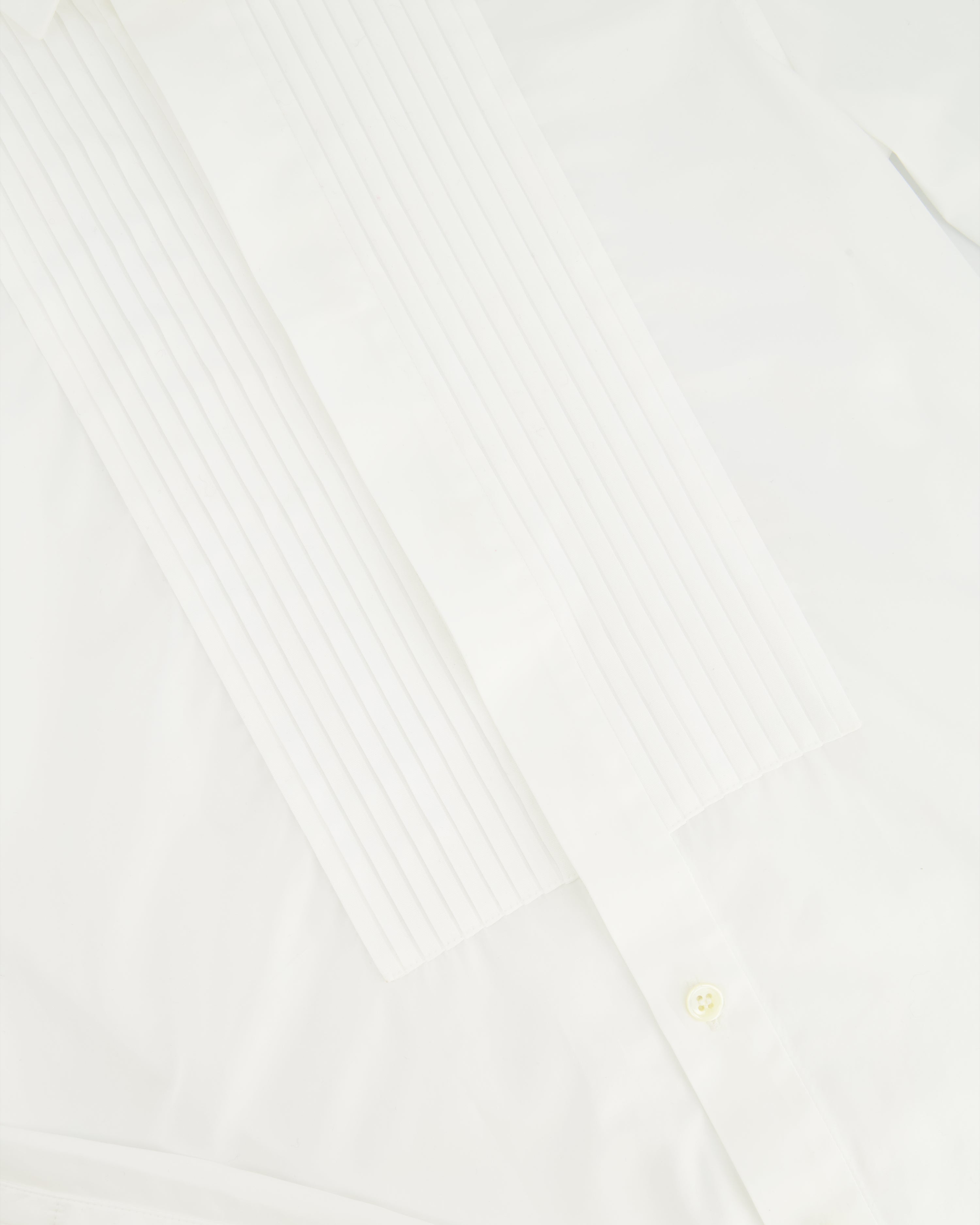 Saint Laurent White Long-Sleeve Button-Up Shirt Size FR 34 (UK 6)