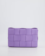 *RARE COLOUR* Bottega Veneta Lilac Small Cassette Intrecciato Cross-Body Bag RRP £1,970