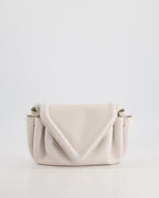 *FIRE PRICE* Bottega Veneta White Small Beak Envelope Crossbody Bag