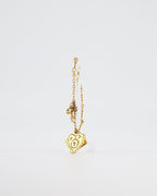 Yves Saint Laurent Vintage Bracelet in Gold with Logo Details