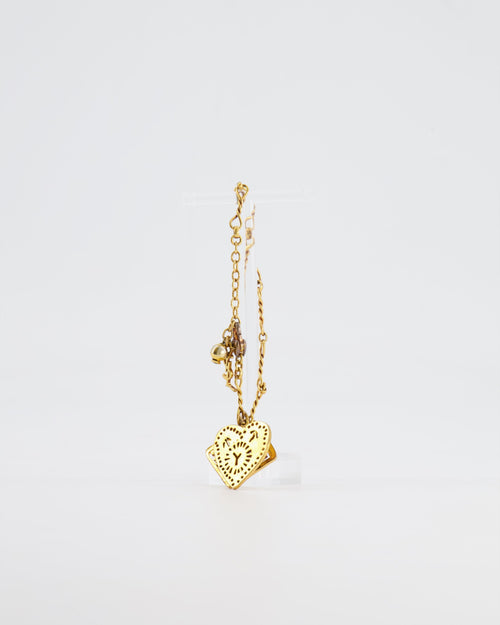 Yves Saint Laurent Vintage Bracelet in Gold with Logo Details