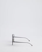 Fendi Black Large Round Logo Sunglasses