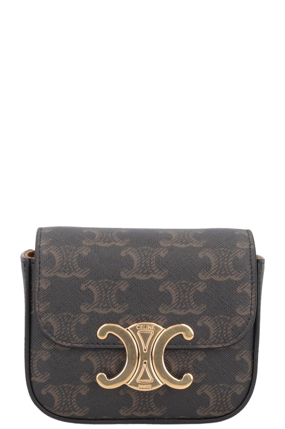 CELINE Mini Claude Bag Triomphe Canvas