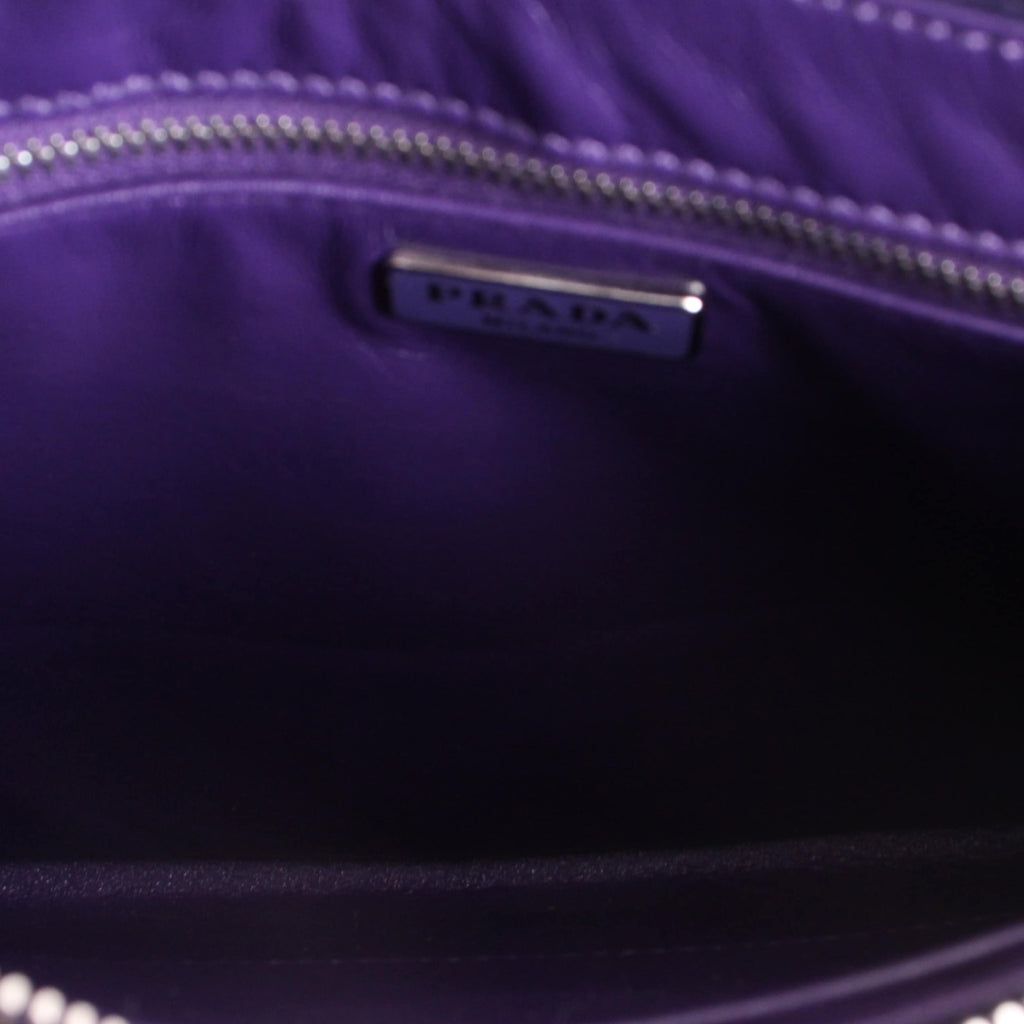 PRADA Saffiano Soft Floral Clutch Multicolour