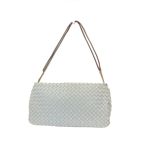 BOTTEGA VENETA Shoulder Bag in Blue Leather