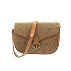 CHRISTIAN DIOR Crossbody Bag in Brown Canvas
