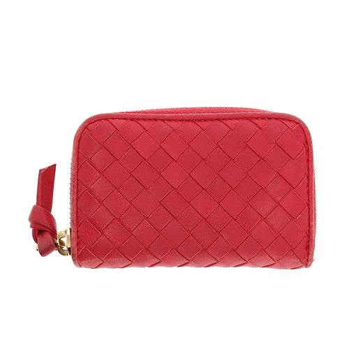 BOTTEGA VENETA Wallet in Red Leather