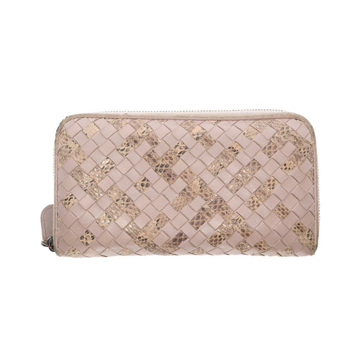 BOTTEGA VENETA Wallet in Pink Leather