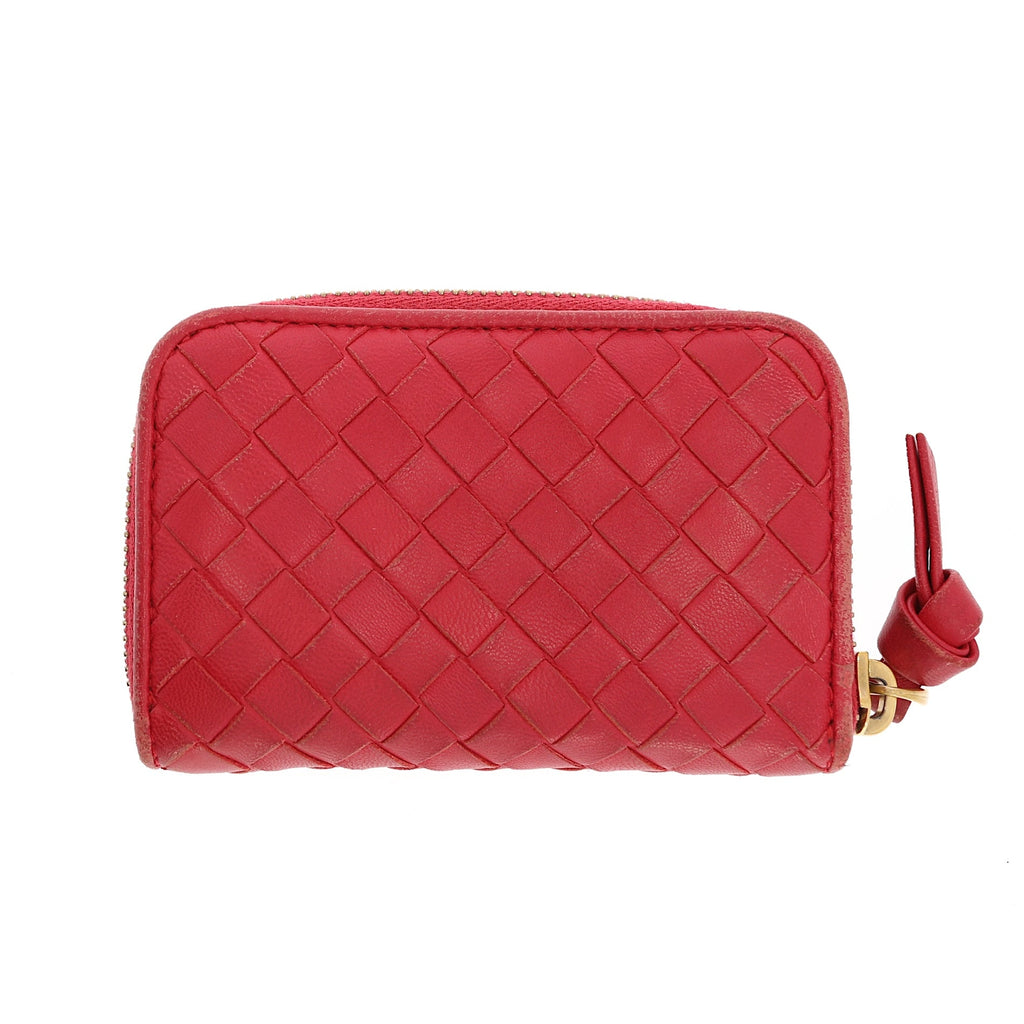 BOTTEGA VENETA Wallet in Red Leather