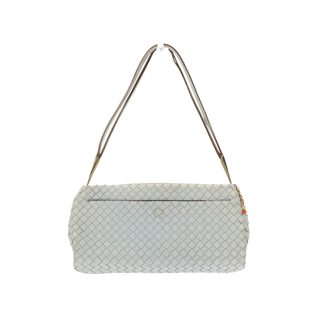BOTTEGA VENETA Shoulder Bag in Blue Leather