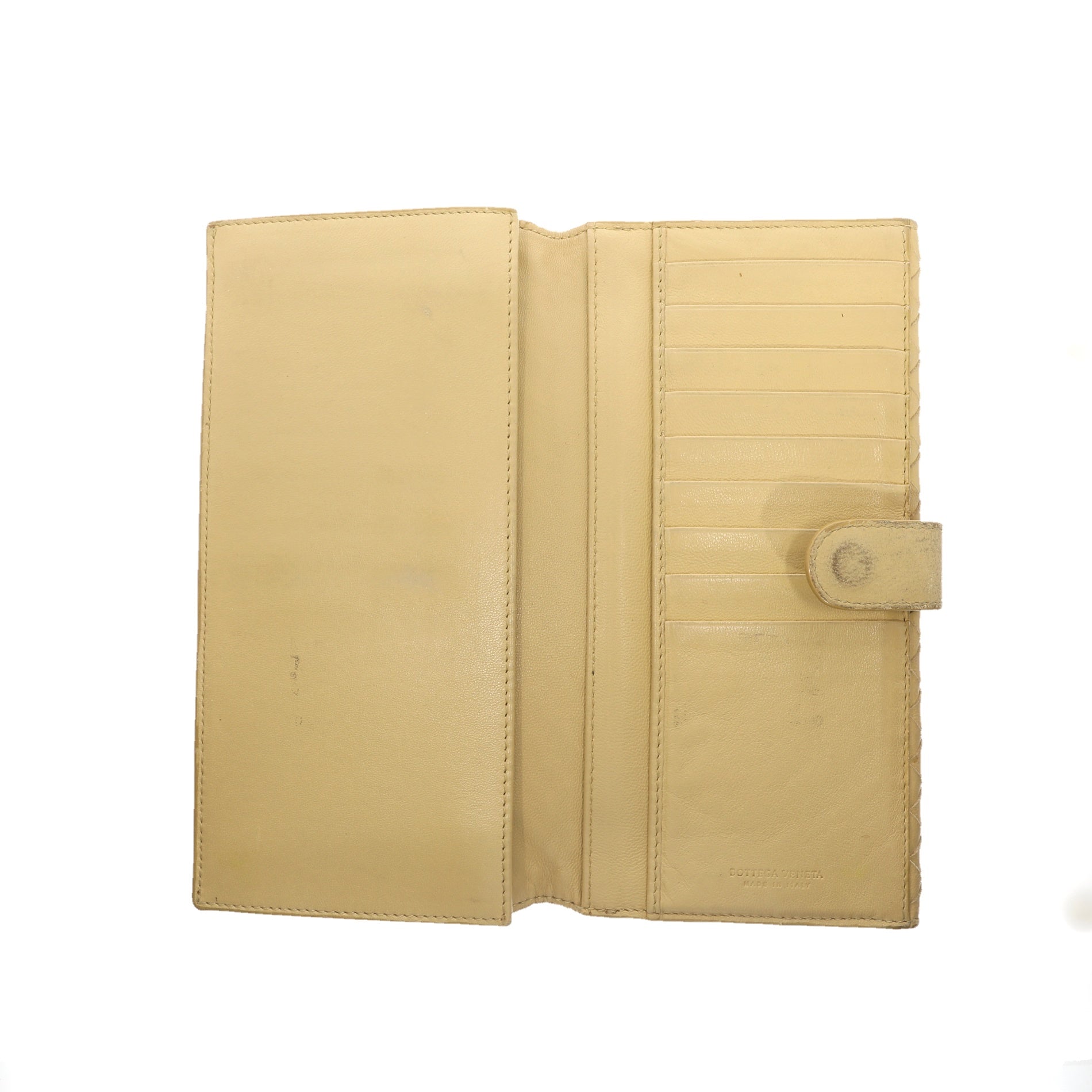 BOTTEGA VENETA Wallet in Beige Leather