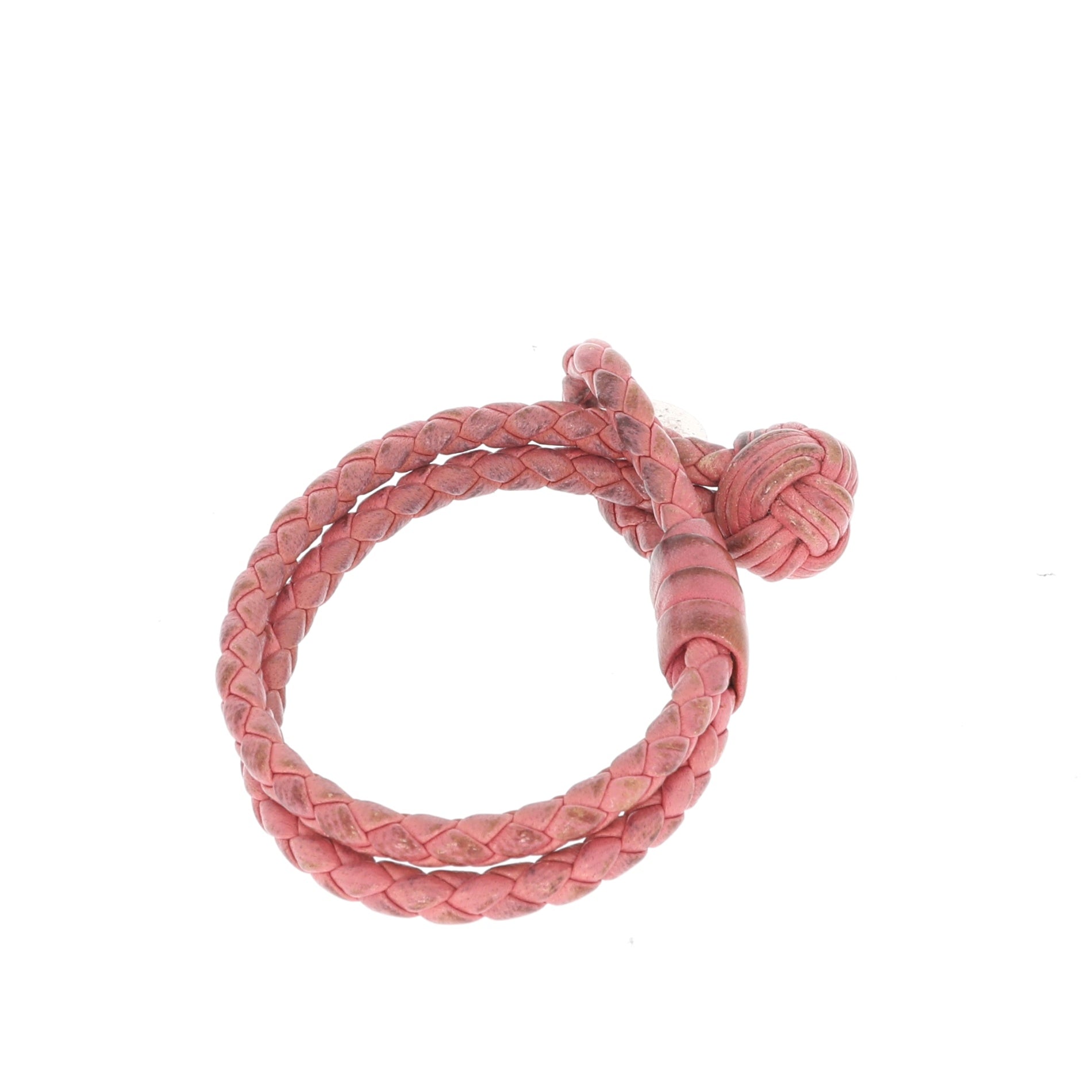 BOTTEGA VENETA Nodini Bracelet in Pink Leather